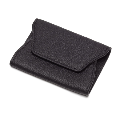 Black Elie Beaumont Leather Wallet Cardholder