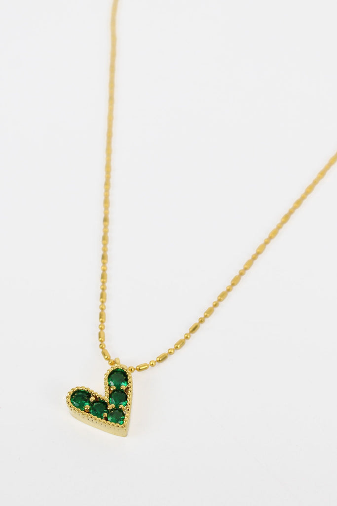 Green Gemstone Necklace