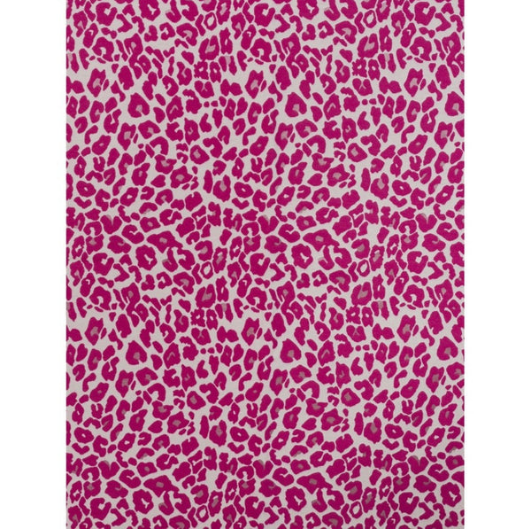 Fuchsia Animal Print Scarf