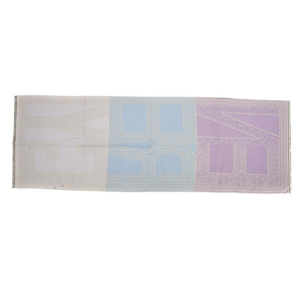 Lilac & Blue Print Scarf