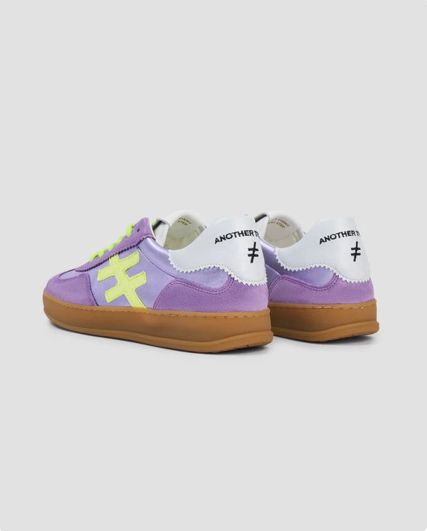 Another Trend Fluor Purple & Neon Yellow Gum Sole Trainers