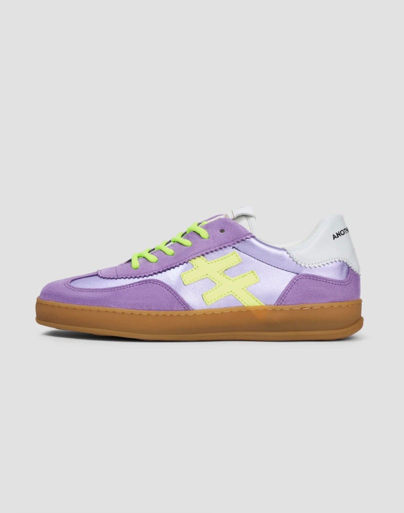 Another Trend Fluor Purple & Neon Yellow Gum Sole Trainers