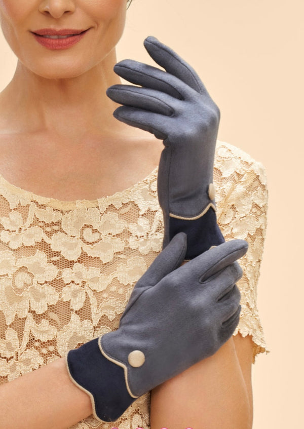 Powder Pandora Navy Gloves