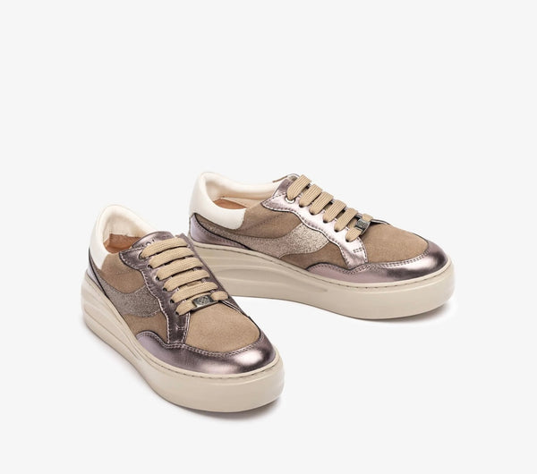 Unisa Five Bronze Metallic Trainer