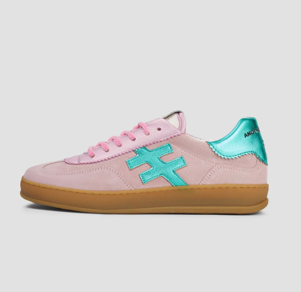 Pink trainers with bows on sale