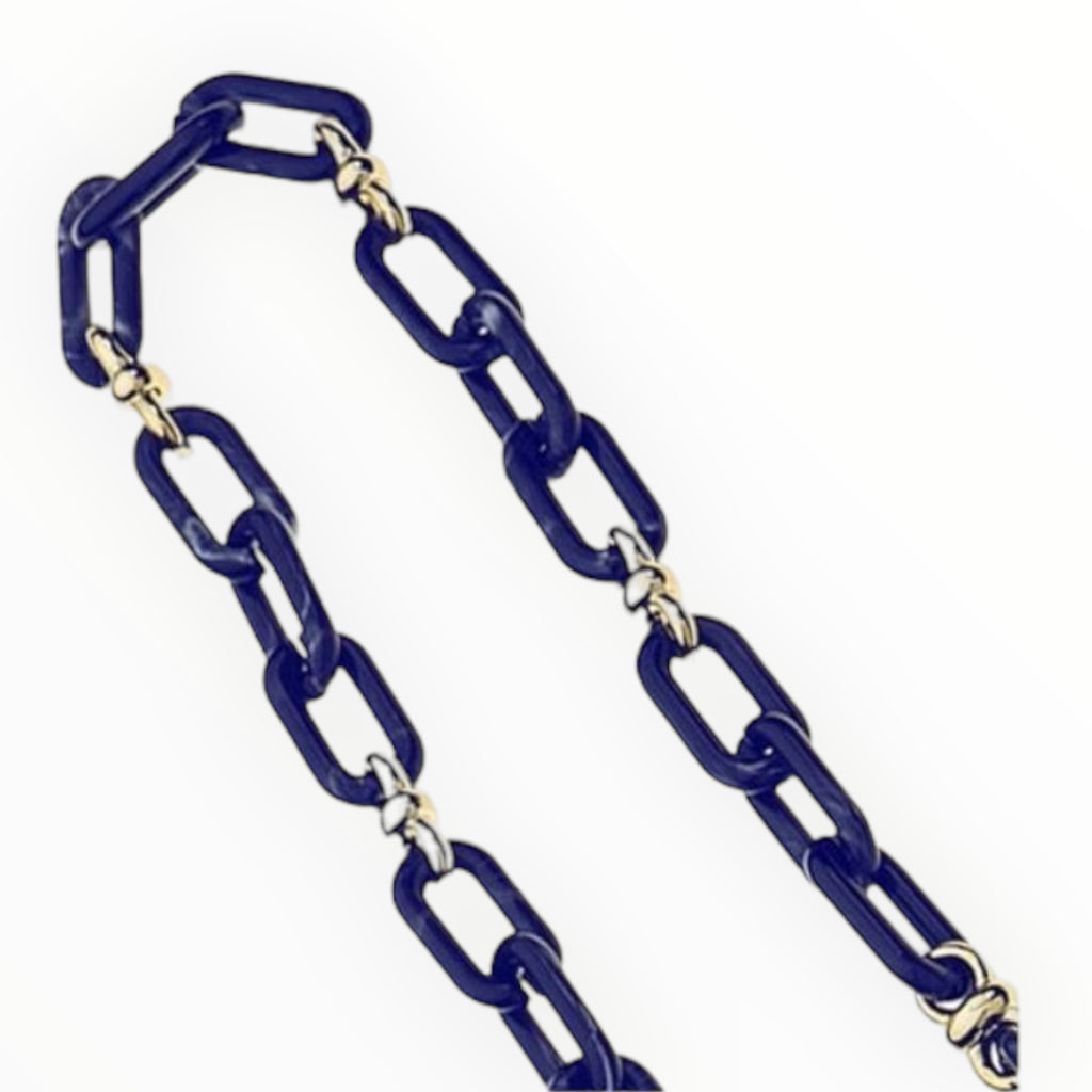 Navy & Gold Chunky Sunglasses Chain