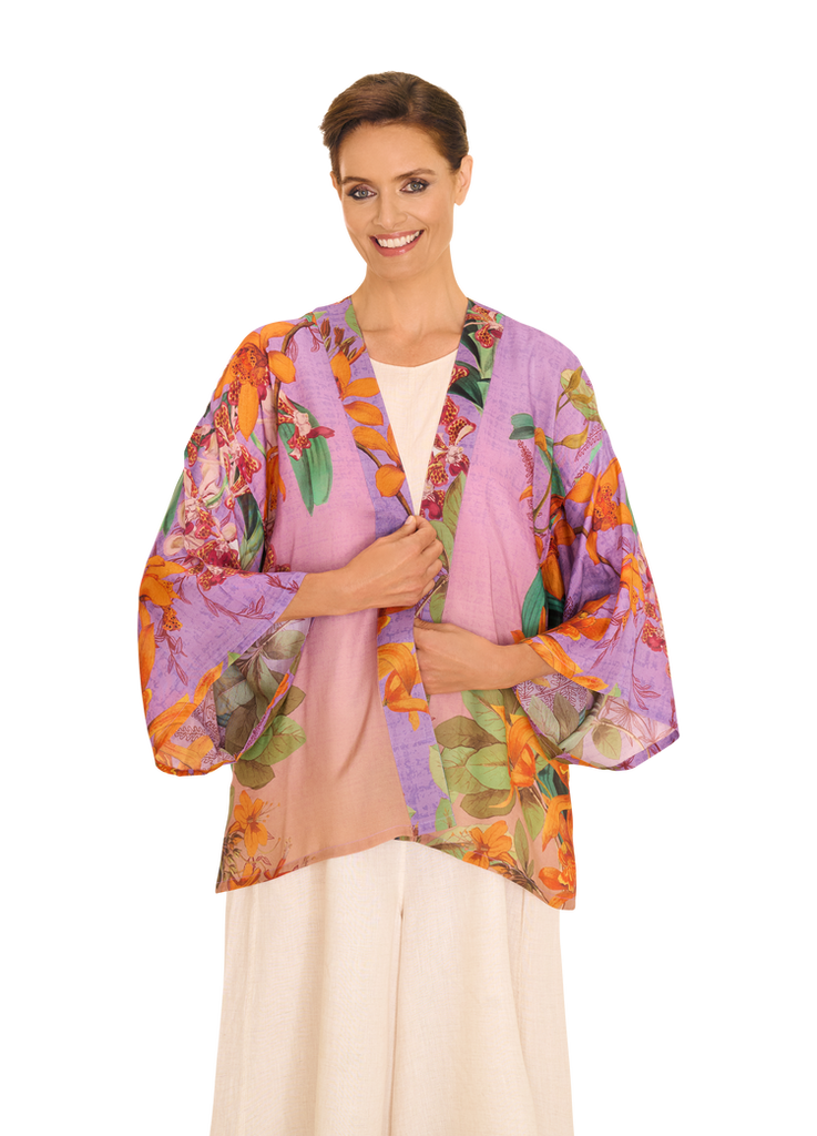 Powder Lavender Botany Bliss Kimono Jacket