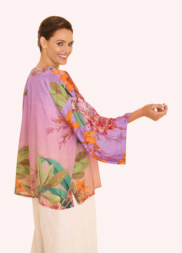 Powder Lavender Botany Bliss Kimono Jacket