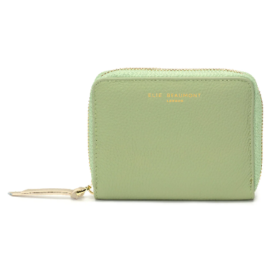 Mint Green Elie Beaumont Leather Purse