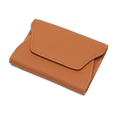 Tan Elie Beaumont Leather Wallet Cardholder