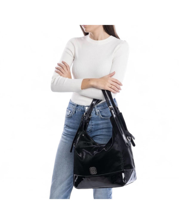 XTI Large Black Shoulder Bag