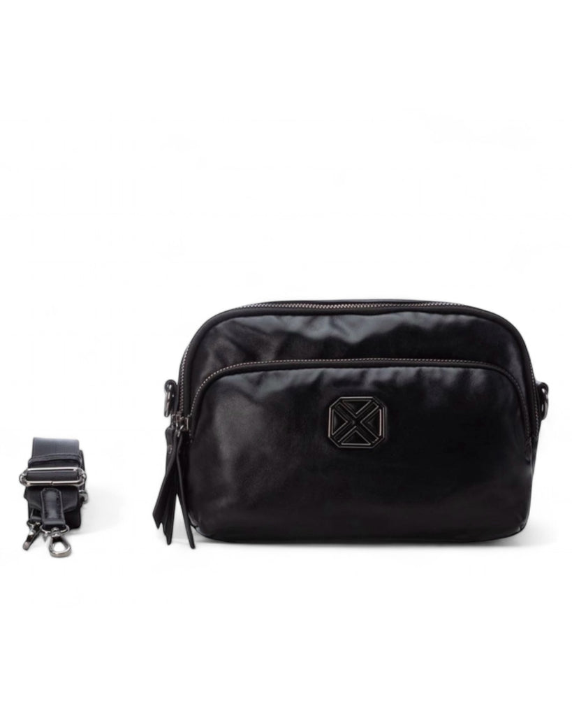 XTI Black Shell Crossbody Bag