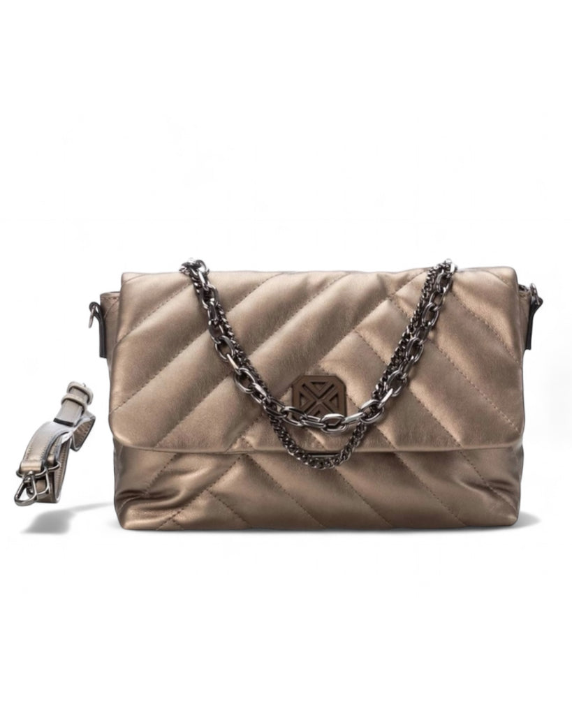 XTI Bronze Quilted Bag