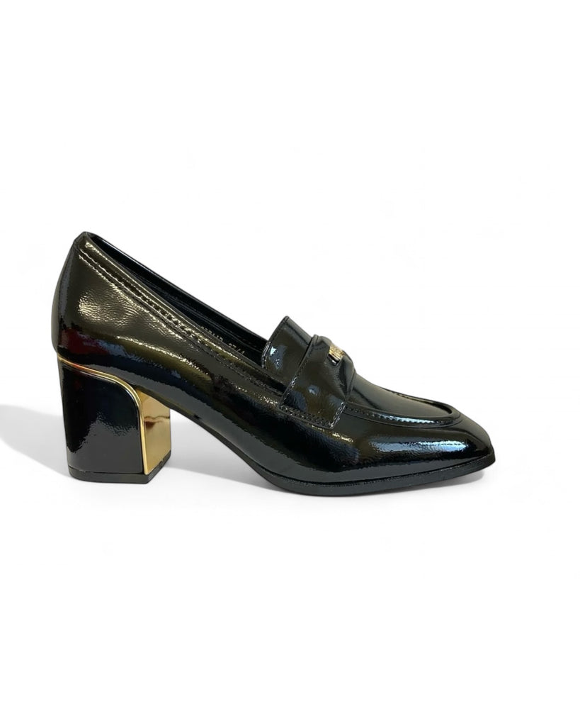 Kate Appleby Straid Black Patent Heeled Loafers