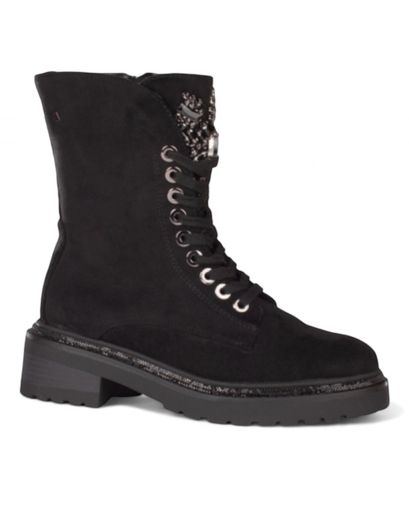 Una Healy Everlasting Love Black Boot with Gem Detail