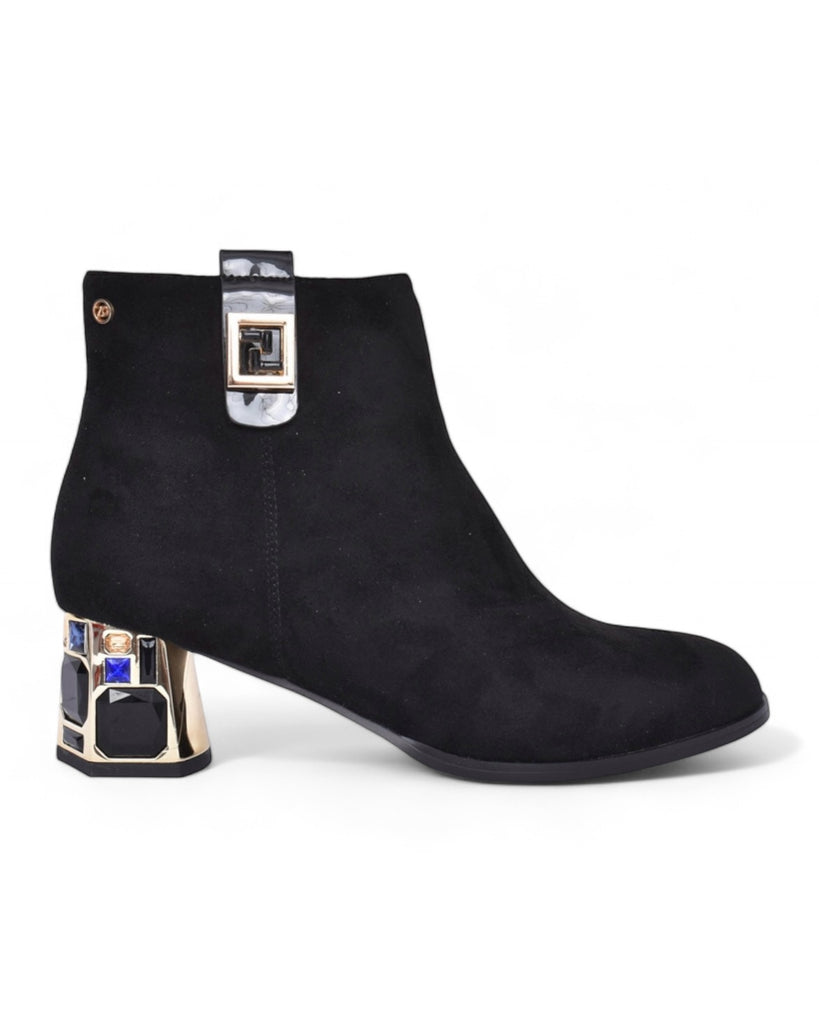 Zanni & Co Khan Ankle Boots in Ink