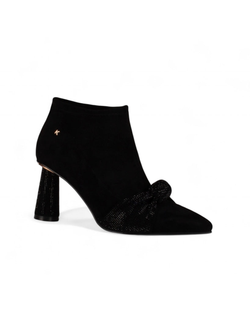 Kate Appleby Bingham Schwarz Knot Heeled Boots