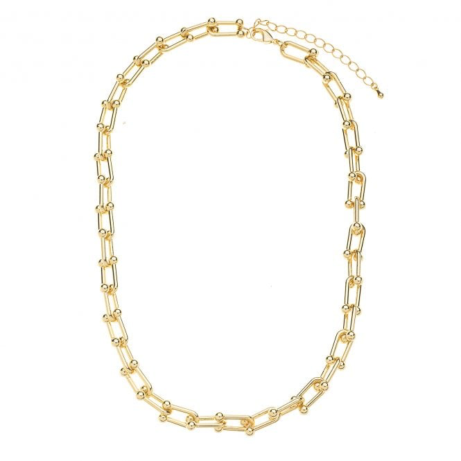 Gold Chain Link Necklace