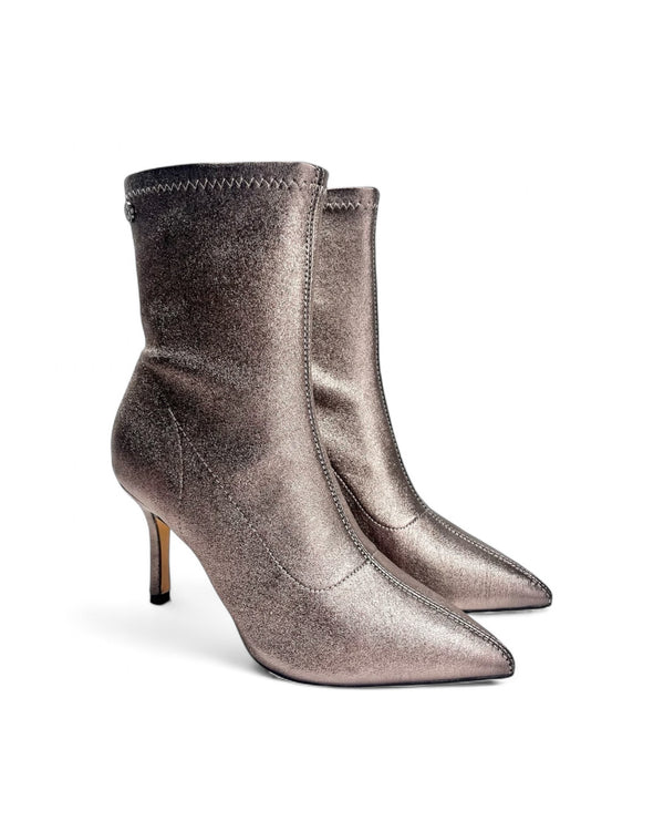 XTI Pewter Heeled Boots