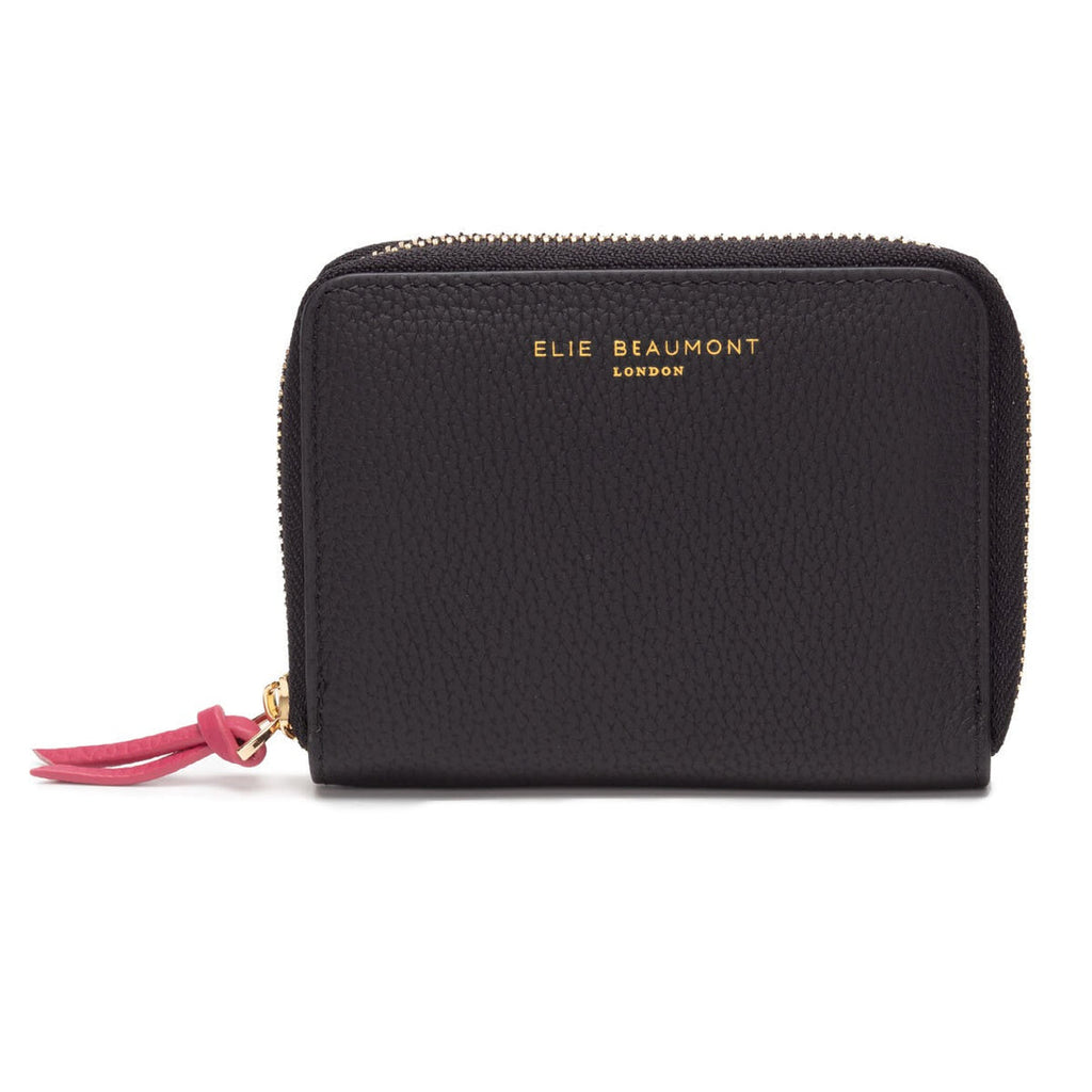 Black Elie Beaumont Leather Purse