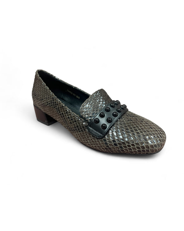 Dancing Matilda Trapeze 011 Snake Print Loafers