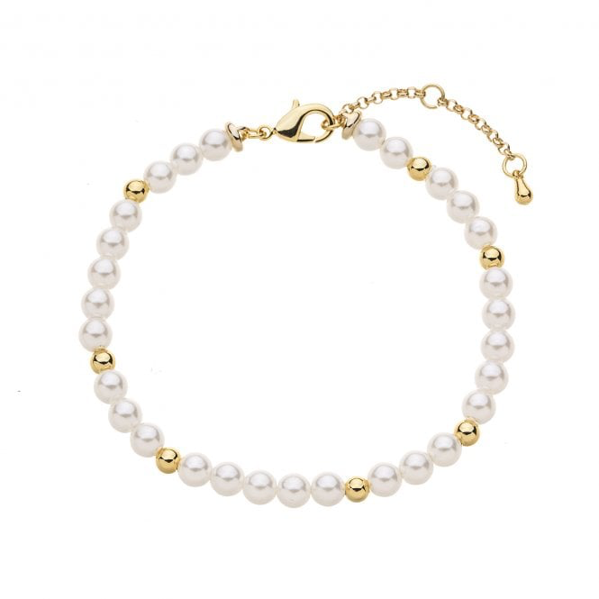 Pearl & Gold Bracelet