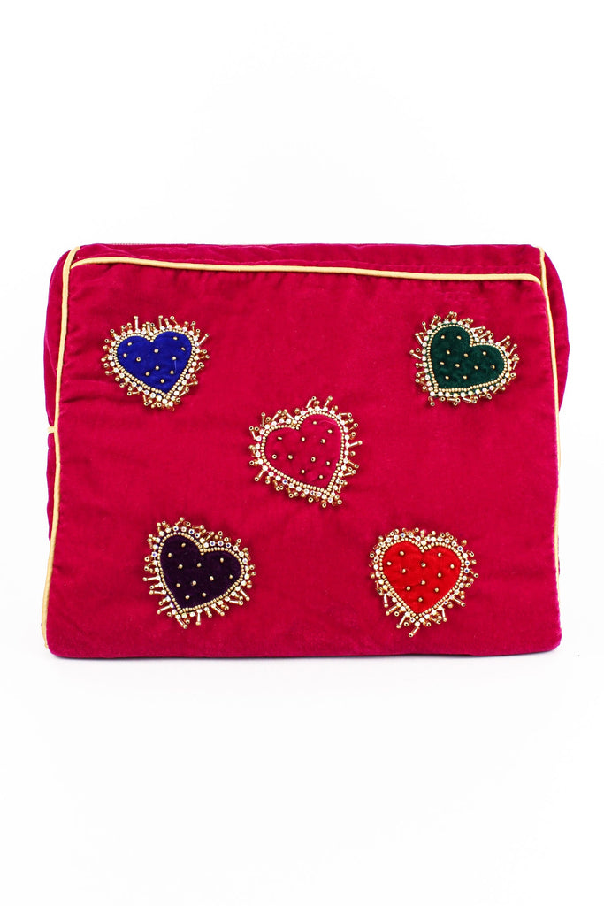 Multi Hearts Washbag