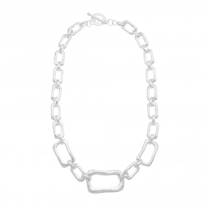 Silver Chunky Chain Necklace