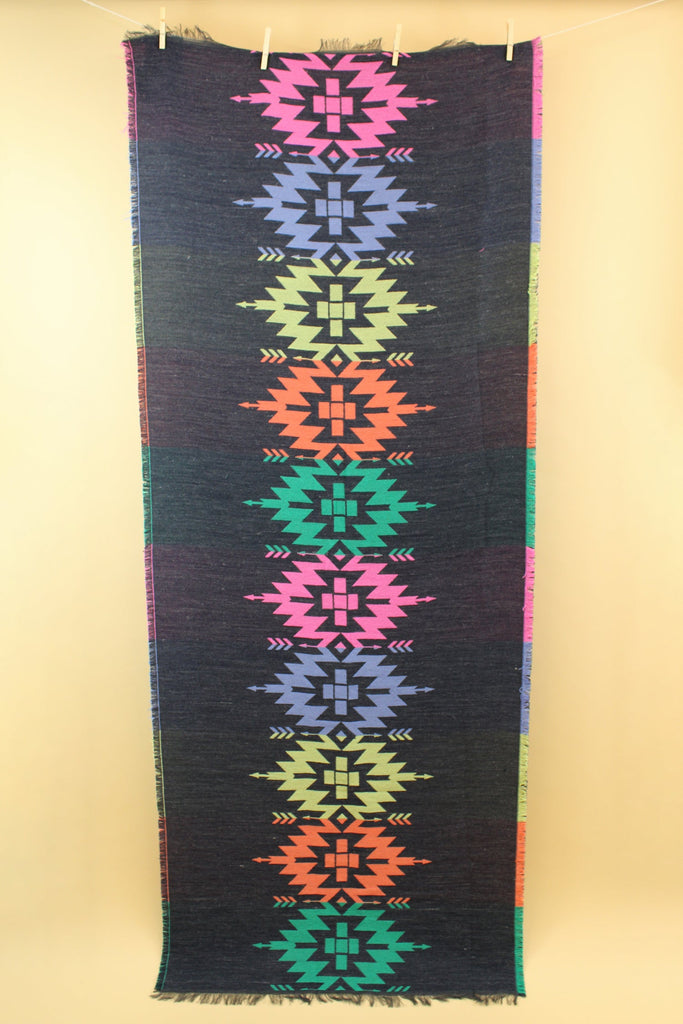 Rainbow Aztec Print Scarf